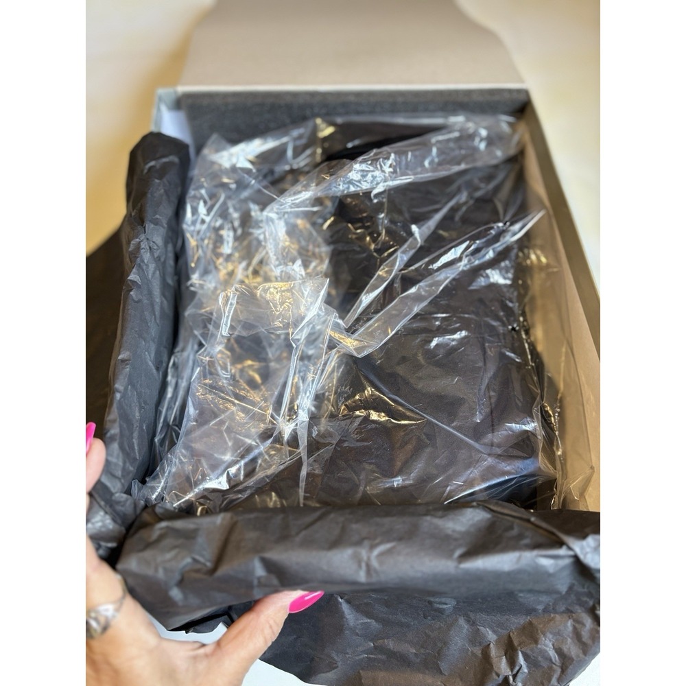 Worthington Tall Black‎ Suede Leather Boots Side Zip Heel Size 7.5M Pointed Toe - Picture 7 of 9